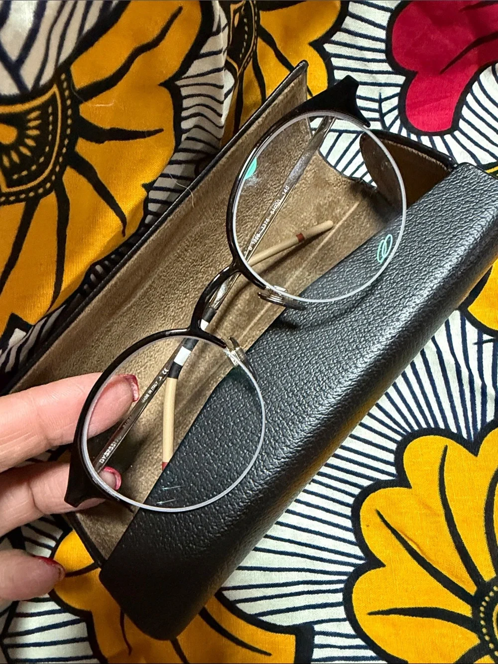 Burberry Round Metal Prescription Glasses in Silver with Black Case